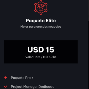 Desarrollo de Softwate – Paquete Elite